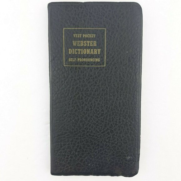 Vintage Vest Pocket Webster Dictionary Self-Pronouncing 1953 - Picture 3 of 11